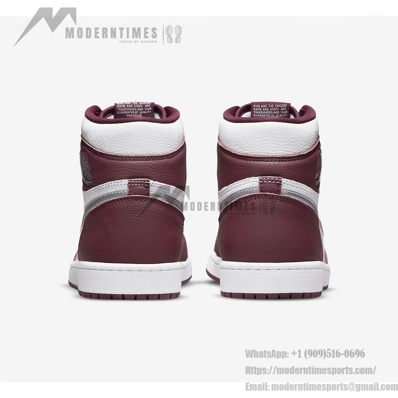 Air Jordan 1 High OG 'Bordeaux' 555088-611 with Elegant Bordeaux Colorway