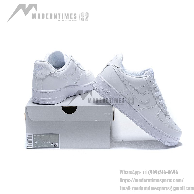 Nike Air Force 1 Low "Triple White" 315115-112 All-White Sneakers