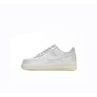 CLOT x Nike Air Force 1 'White Silk' - Elegant White Sneakers with Hidden Pattern and Translucent Sole | AO9286-100