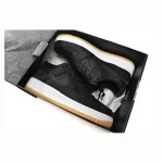 CLOT x Nike Air Force 1 'Black Silk' - Black Sneakers with Hidden Pattern and Gum Sole