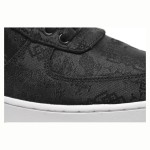 CLOT x Nike Air Force 1 'Black Silk' - Black Sneakers with Hidden Pattern and Gum Sole