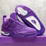 Nigel Sylvester x Air Jordan 4 Purple Men's and Women's Shoes Side View