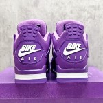 Nigel Sylvester x Air Jordan 4 Purple Men's and Women's Shoes Side View