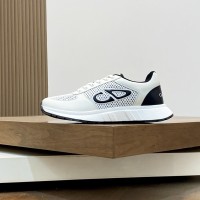 DIOR B30 Countdown White Grey Mesh & Calfskin Sneakers – Luxury Unisex Designer Running Shoes