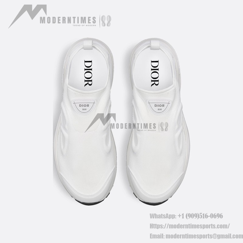 DIOR B30 Countdown Sneaker White – Unisex Designer Running Shoe DIOR B30 Countdown Sneaker White Technical Mesh and Fabric 3SN322ZEJ H000