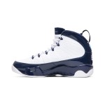 Air Jordan 9 Retro "Pearl Blue" White and Pearl Blue Basketball Sneakers