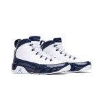 Air Jordan 9 Retro "Pearl Blue" White and Pearl Blue Basketball Sneakers