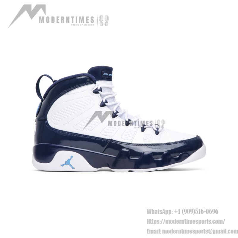 Air Jordan 9 Retro "Pearl Blue" White and Pearl Blue Basketball Sneakers