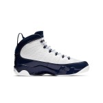 Air Jordan 9 Retro "Pearl Blue" White and Pearl Blue Basketball Sneakers
