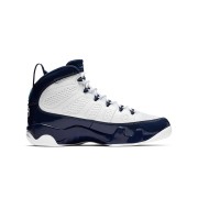 Air Jordan 9 Retro "Pearl Blue" 302370-145 - Classic White and Pearl Blue Basketball Sneakers