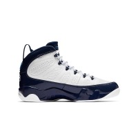 Air Jordan 9 Retro "Pearl Blue" 302370-145 - Classic White and Pearl Blue Basketball Sneakers