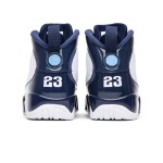 Air Jordan 9 Retro "Pearl Blue" White and Pearl Blue Basketball Sneakers