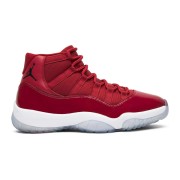 Air Jordan 11 Retro Win Like 96 378037-623 – Bold Red Sneakers with Iconic Patent Leather & Icy Outsole