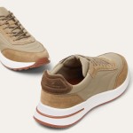 Loro Piana Week End Walk Sneker FAP9780-H785 Beige Leather Sneakers Loro Piana Week End Walk Sneker FAP9780-H785 Beige Leather Sneakers Front View