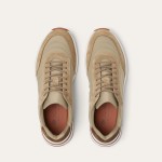 Loro Piana Week End Walk Sneker FAP9780-H785 Beige Leather Sneakers Loro Piana Week End Walk Sneker FAP9780-H785 Beige Leather Sneakers Front View