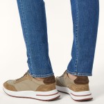 Loro Piana Week End Walk Sneker FAP9780-H785 Beige Leather Sneakers Loro Piana Week End Walk Sneker FAP9780-H785 Beige Leather Sneakers Front View