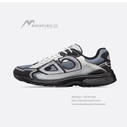 DIOR B30 Blue Grey Black Sneakers 3SN279ZRB H068 – Luxury Designer Mesh & Calfskin Shoes for Men and Women