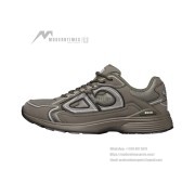 DIOR B30 Low-Top Olive Sneakers 3SN279ZRD H680 – Luxury Unisex Designer Shoes in Mesh and Calfskin