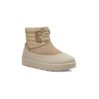 UGG クラシック ミニ レースアップ ウェザーブーツ ベージュ 1120849 - オールウェザー対応の防水シープスキンブーツ