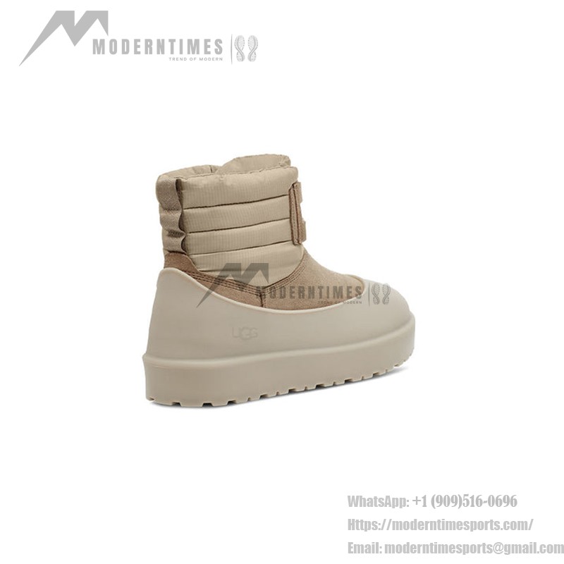 UGG Classic Mini Schnürstiefel Wetterfest Beige 1120849 - Wasserdichte Schaffellstiefel für Allwetter-Komfort