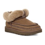 UGG レディース クラシックモカシンブーツ 1158224 チェスナットシープスキン裏地付き