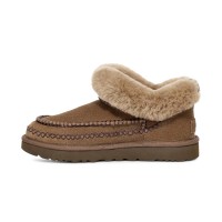 UGG レディース クラシックモカシンブーツ 1158224 - 冬の快適さとスタイルを提供するチェスナットシープスキン