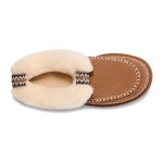 UGG Women's Moccasin Boot 1158224 in Chestnut with Fold-Over Sheepskin Collar