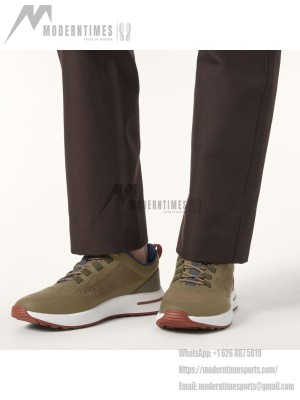 Loro Piana FAM1718-F6T5 Olive Green Sneakers – Comfortable Style for Everyday Use