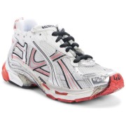 Balenciaga Runner Sneakers - Bold Silver and Red Design with Superior Comfort for Street Style