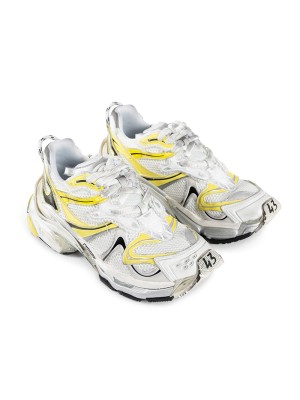 Balenciaga Runner 2.0 Sneaker - Vibrant Yellow, Black & White Design with Premium Comfort for Street Style