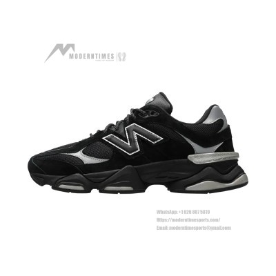New Balance 9060 U9060FOS Black Reflective – Unisex Chunky Retro Sneakers | Techwear Style with ABZORB Cushioning