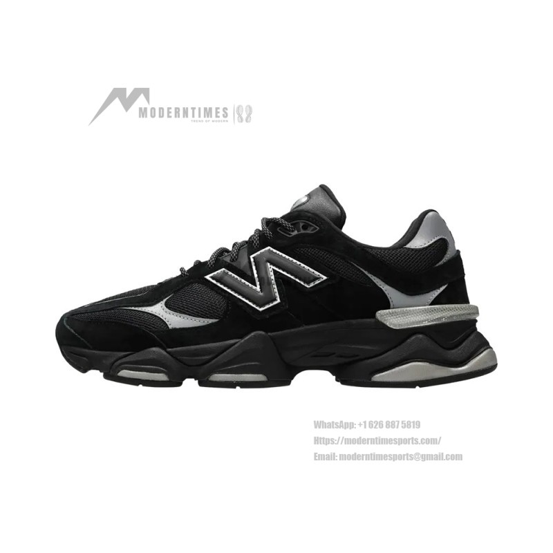 New Balance 9060 U9060FOS Black Reflective unisex chunky sneakers with ABZORB cushioning