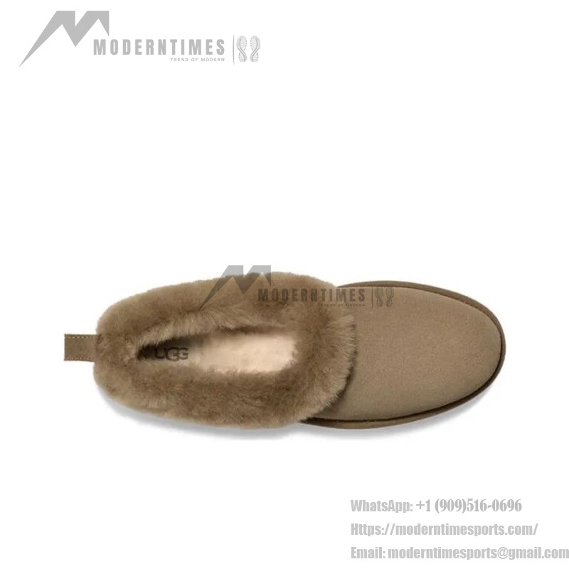 Beige Sheepskin UGG Platform Moccasin 1166733 - Perfect for Winter Comfort