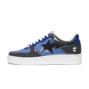 BAPE STA ブラック＆ブルーコンボスニーカー 1H20-191-046-BLUE｜大胆なストリートウェアスタイル