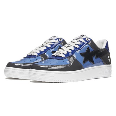 BAPE STA Black & Blue Combo Sneakers 1H20-191-046-BLUE | Bold Streetwear Statement