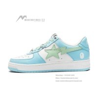 BAPE STA Pastel Blue & Mint Green Sneakers 1H70-191-005-BG | Fresh Spring-Summer Style