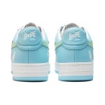 BAPE STA Pastell-Blau und Mintgrün Sneaker mit Sternlogo