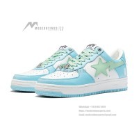 BAPE STA Pastel Blue & Mint Green Sneakers 1H70-191-005-BG | Fresh Spring-Summer Style