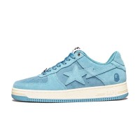 BAPE STA Himmelblau Wildleder-Sneaker 1H70-191-004-BLUE | Frischer Minimalistischer Streetwear-Look