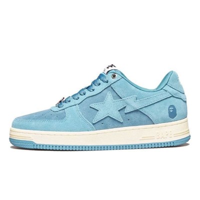 BAPE STA スカイブルースエードスニーカー 1H70-191-004-BLUE｜爽やかでミニマルなストリートウェア