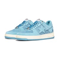 BAPE STA Sky Blue Suede Sneakers 1H70-191-004-BLUE | Fresh & Minimalist Streetwear