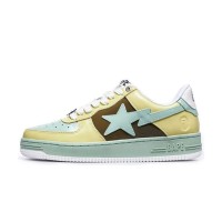 BAPE STA 옐로우 브라운 그린 스니커즈 1I80-191-006-YGB | 신선한 스트릿웨어 디자인