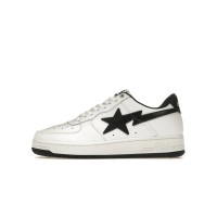 BAPE STA x JJJJound Black & White Sneakers 1I73-191-912-BLACK | Minimalist Streetwear Essential