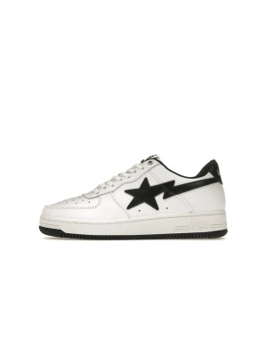 BAPE STA x JJJJound ブラック＆ホワイトスニーカー 1I73-191-912-BLACK｜ミニマルなストリートウェア必須アイテム