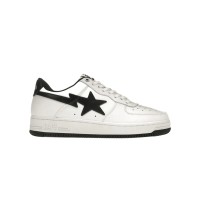 BAPE STA x JJJJound Black & White Sneakers 1I73-191-912-BLACK | Minimalist Streetwear Essential