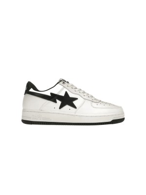 BAPE STA x JJJJound 블랙 앤 화이트 스니커즈 1I73-191-912-BLACK | 미니멀 스트릿웨어 필수템