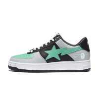 BAPE STA 그레이 블랙 민트 스니커즈 1H70-191-002 | 모던 스트릿웨어 아이콘