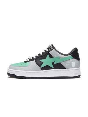 BAPE STA Grey Black Mint Sneakers 1H70-191-002 | Modern Streetwear Icon