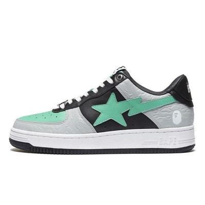 BAPE STA Grey Black Mint Sneakers 1H70-191-002 | Modern Streetwear Icon