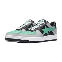 BAPE STA 그레이 블랙 민트 스니커즈 1H70-191-002 | 모던 스트릿웨어 아이콘